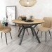 Mesa Comedor Redonda Extensible Cantábrico Madera 100 cm Mobelcenter