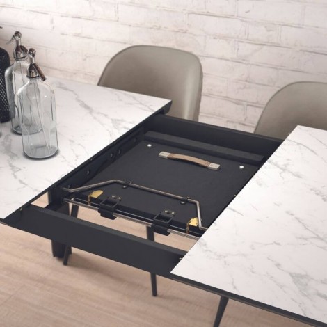Mesa Comedor Extensible Adriático Piedra 140 cm Mobelcenter