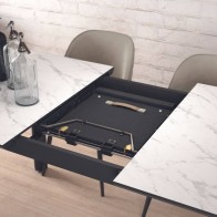 Mesa Comedor Extensible Adriático Piedra 140 cm Mobelcenter