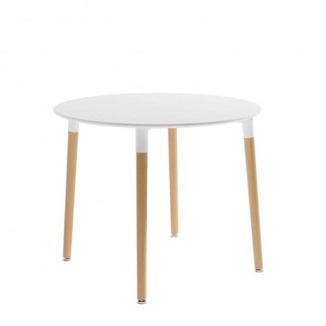 Mesa Redonda Comedor Fija Caribe 90 cm Mobelcenter
