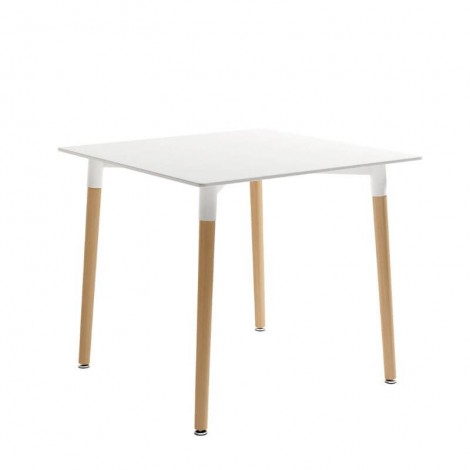 Mesa Cuadrada Comedor Fija Caribe 80 cm Mobelcenter