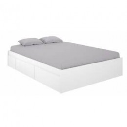 Estructura Cama 4 cajones Blanca