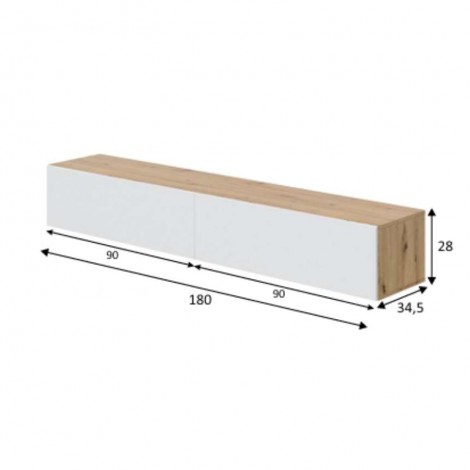 Mueble Salón TV Flotante Kaway - Mobelcenter.es