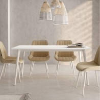 Mesa Comedor Fija Kamba Madera 160 cm Mobelcenter