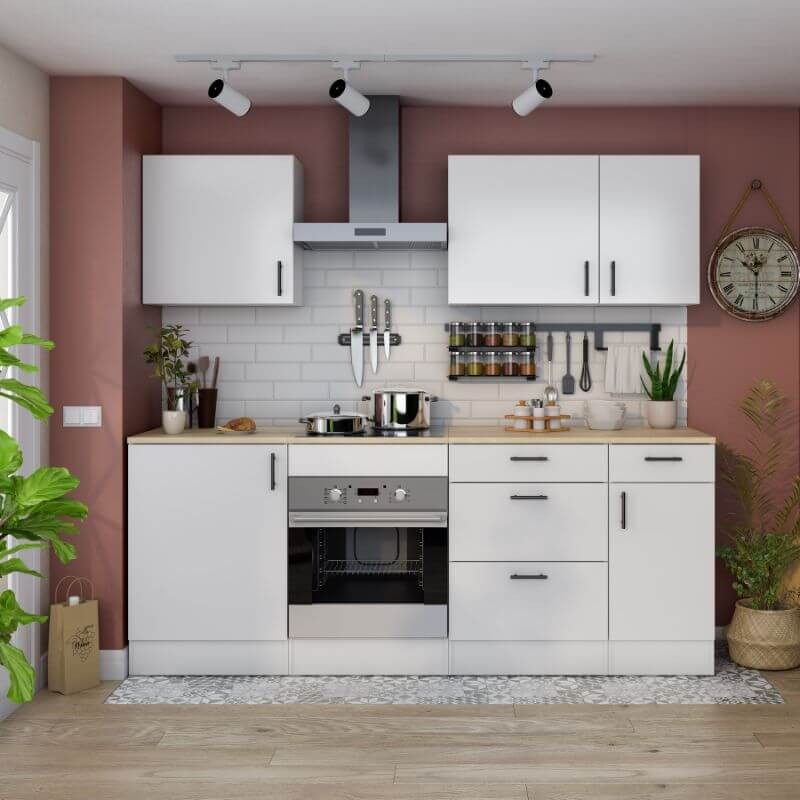 Conjunto Muebles Cocina 220 cm Zura Mobelcenter
