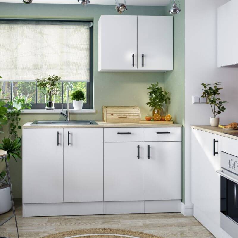 Conjunto Muebles Cocina 160 cm Lua Mobelcenter