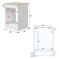 Conjunto Muebles Cocina 220 cm Kaia Mobelcenter
