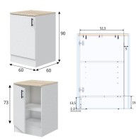 Conjunto Muebles Cocina 220 cm Zura Mobelcenter