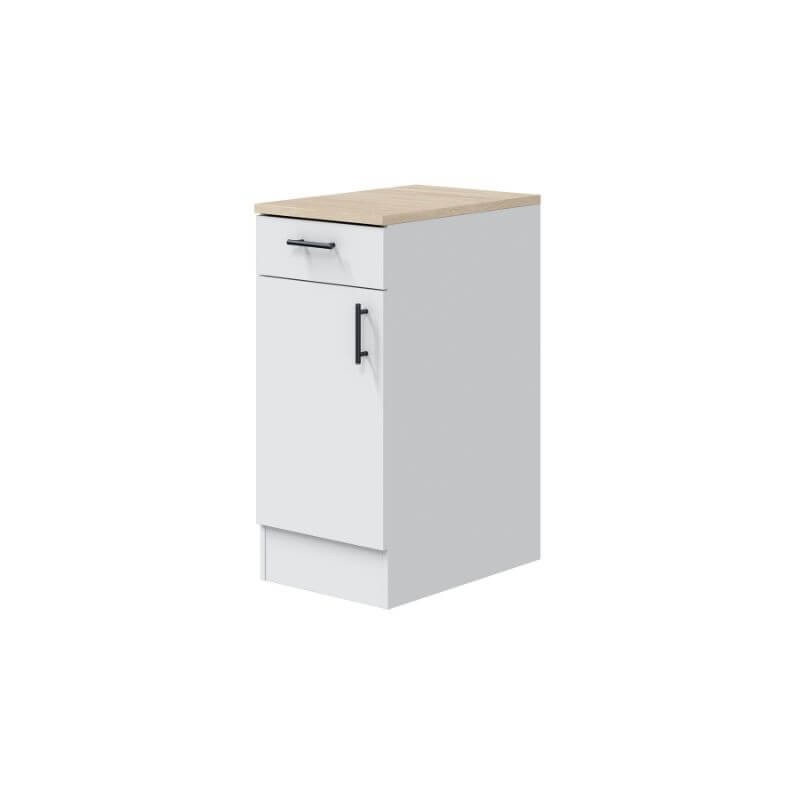 Mueble Bajo Cocina 1 Puerta 1 Cajón 40 cm Mobelcenter