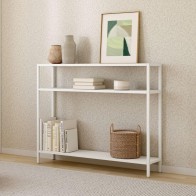Estantería recibidor Titania 110 cm Acabado Crema - Mobelcenter