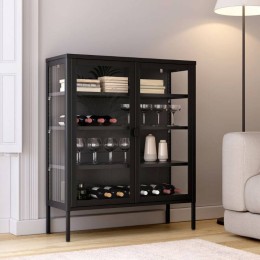 Mueble Vitrina Metálica Titania 90 cm Mobelcenter