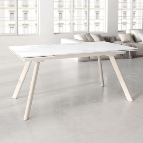 Mesa Comedor Extensible Tasman Porcelánica Estructura Marfil 160 Cm Mobelcenter Mesa Comedor Extensible Tasman Porcelánica Estructura Marfil 160 Cm Mobelcenter