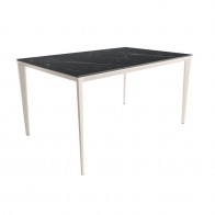 Mesa Comedor Fija Cortés Porcelánica Estructura Marfil 140 cm Mobelcenter