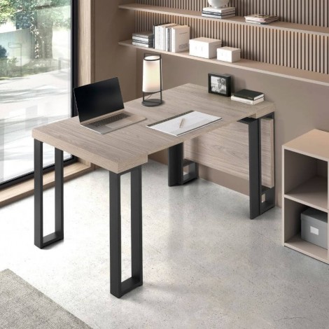 Mesa comedor extensible Consola Patas Metálicas Sonoma, Mobelcenter.es