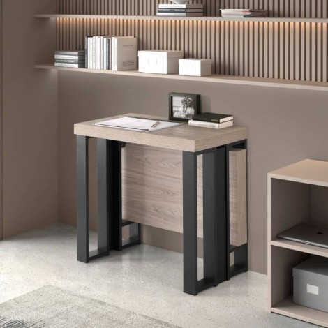 Mesa comedor extensible Consola Patas Metálicas Sonoma, Mobelcenter.es