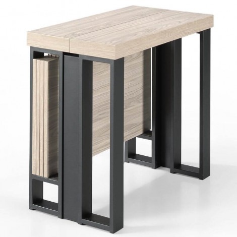 Mesa comedor extensible Consola Patas Metálicas Sonoma, Mobelcenter.es