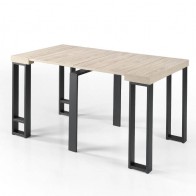 Mesa comedor extensible Consola Patas Metálicas Sonoma, Mobelcenter.es