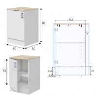Conjunto Muebles Cocina 400 cm Luna Mobelcenter