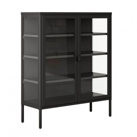 Mueble Vitrina Metálica Titania 90 cm Mobelcenter