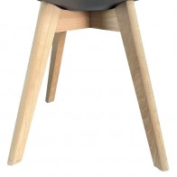 Pack 4 Sillas de Comedor Malmo Nordic Gris Mobelcenter