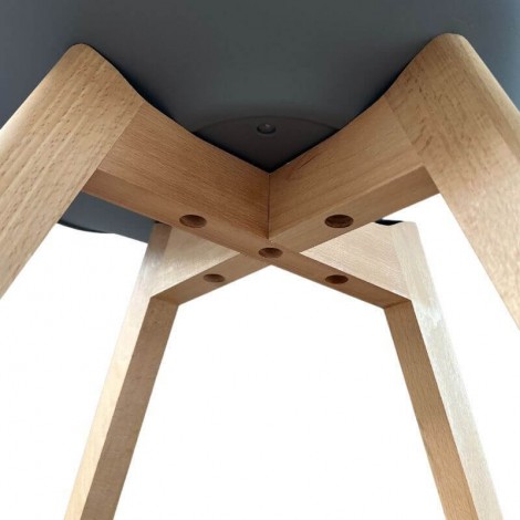 Pack 4 Sillas de Comedor Malmo Nordic Gris Mobelcenter