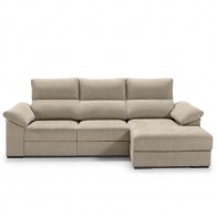 Sofá Chaiselongue 3 Plazas Cairo Steel 285 cm Mobelcenter
