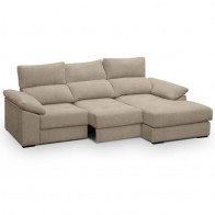 Sofá Chaiselongue 3 Plazas Cairo Steel 285 cm Mobelcenter