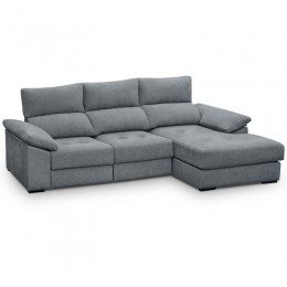 Sofá Chaiselongue 3 Plazas Cairo Steel 285 cm Mobelcenter
