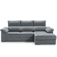 Sofá Chaiselongue 3 Plazas Cairo Steel 285 cm Mobelcenter