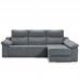 Sofá Chaiselongue 3 Plazas Relax Eléctrico Dumont Steel 280 cm Mobelcenter