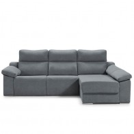 Sofá Chaiselongue 3 Plazas Relax Eléctrico Dumont Steel 280 cm Mobelcenter
