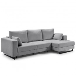 Sofá Chaiselongue 3 Plazas Monet Gris 300 cm Mobelcenter