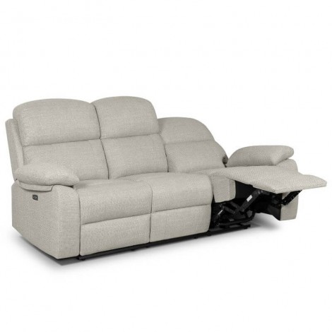 Sofá 3 Plazas Amber 2 Relax Eléctrico Pared 0 Beige Mobelcenter