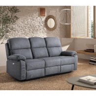 Sofá 3 Plazas Amber 2 Relax Eléctrico Pared 0 Marengo Mobelcenter