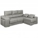 Sofá Chaiselongue 3 Plazas Aura Cemento 240 Cm Mobelcenter