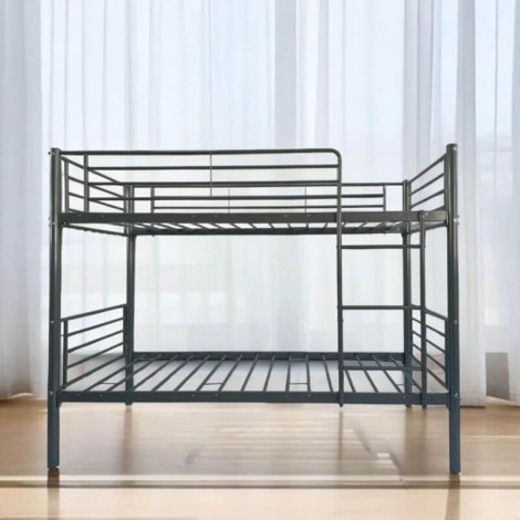 Litera Metálica Funny 90x190 Gris Mobelcenter
