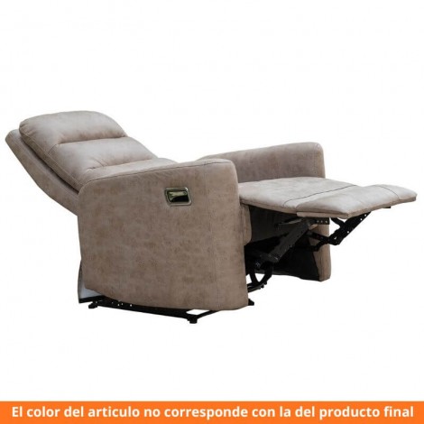 Sillón Relax Manual Cancún Cemento Mobelcenter