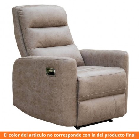 Sillón Relax Manual Cancún Cemento Mobelcenter