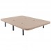 Base Tapizada 3D 90 x 190 Beige con Patas Mobelcenter