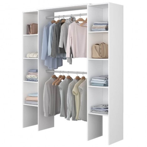 Armario Vestidor EcoPlus Doble Blanco Mobelcenter