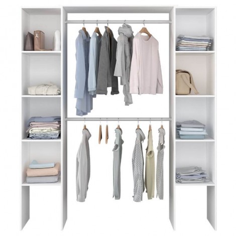 Armario Vestidor EcoPlus Doble Blanco Mobelcenter