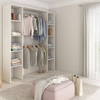Armario Vestidor EcoPlus Doble Blanco Mobelcenter