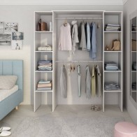 Armario Vestidor EcoPlus Doble Blanco Mobelcenter