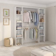 Armario Vestidor EcoPlus Doble Blanco Mobelcenter