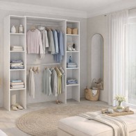 Armario Vestidor EcoPlus Doble Blanco Mobelcenter