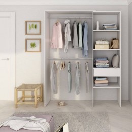 Armario Vestidor EcoPlus Blanco Reversible Mobelcenter