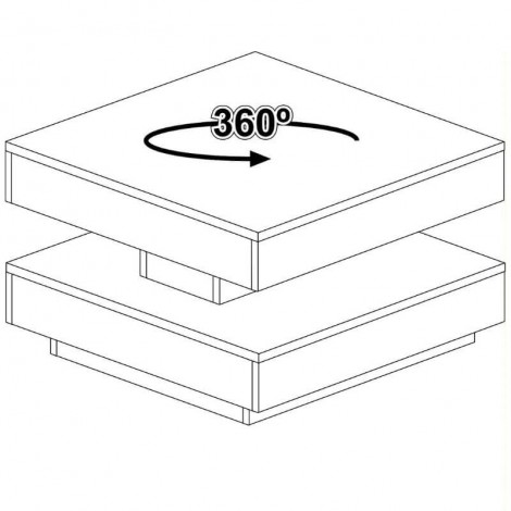 Mesa de Centro Giratoria 360º Soho Mobelcenter