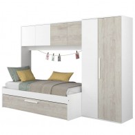 Cama Puente Nido Con Armario Artik Mobelcenter