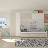 Cama Puente Nido Con Armario Artik Mobelcenter