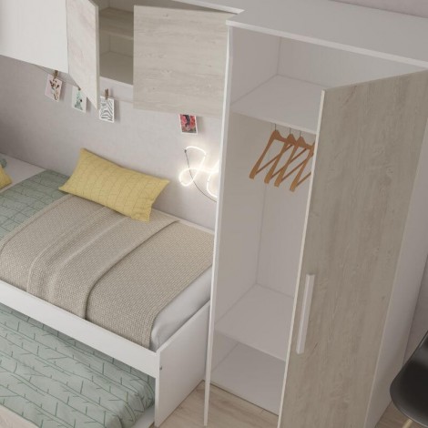 Cama Puente Nido Con Armario Artik Mobelcenter